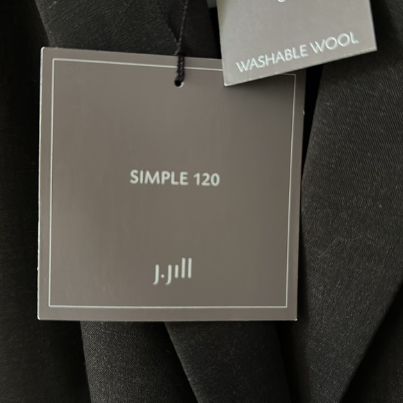 J Jill NWT walnut Heather Blazer Classic Suit Jacket womens‎ size 2 - Picture 4 of 14